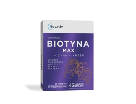 Novativ Biotin Maxcyncsilicon 60 Tablets 15 Tablets Free Of Charge Md1