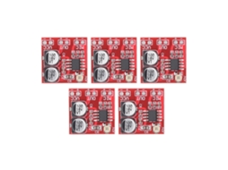 5 Peças Amplificador de Microfone Electret Lm386 com Ganho Ajustável 20‑200x Dc4v‑12v com S/MARCA