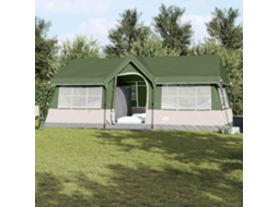 Vidaxl Barraca Familiar Com Telhado Verde E Bege 622 X 295 X 238 Cm