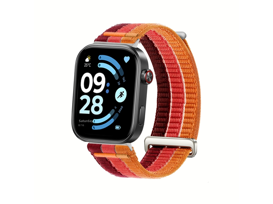 Correia de Reposição Nylon Respiravel Gradiente Dupla Cor para Redmi Watch 6/5, Xiaomi 9/10 Pro CHABERLU