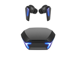 Auriculares Sem Fio Binaural Tws  para Jogos com Display Digital Bluetooth de Baixa Latência