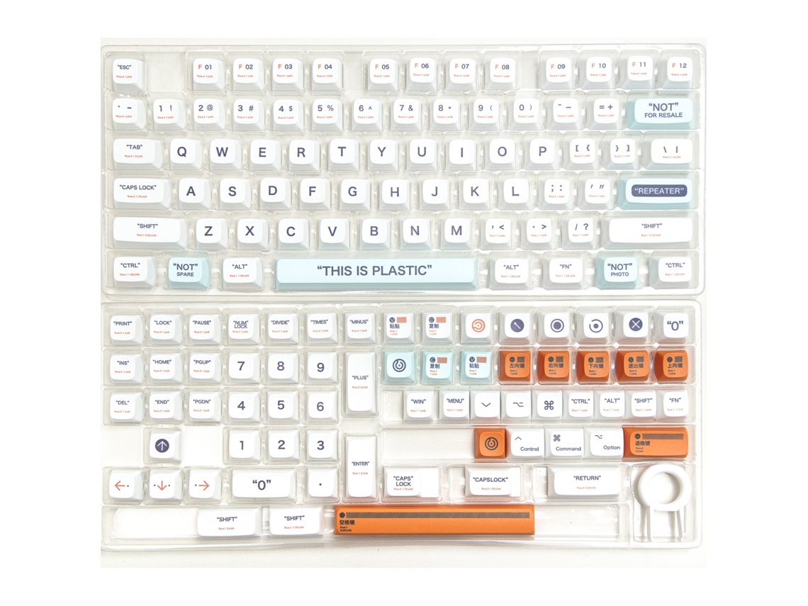 140 Tangente Gmk Plast Keycap Pbt Keycap Sublimação 140 Para Chave Xda Slowmoose