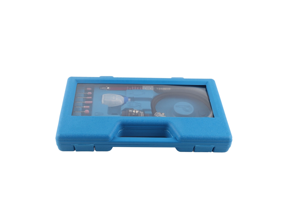 Kit de micro retificadora pneumática multifuncional e precisa para aparar e polir AT 010k