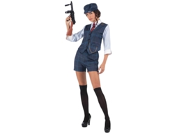 Fantasia - Gangster Irlandês Blinders - Mulher - Preto - Confortável