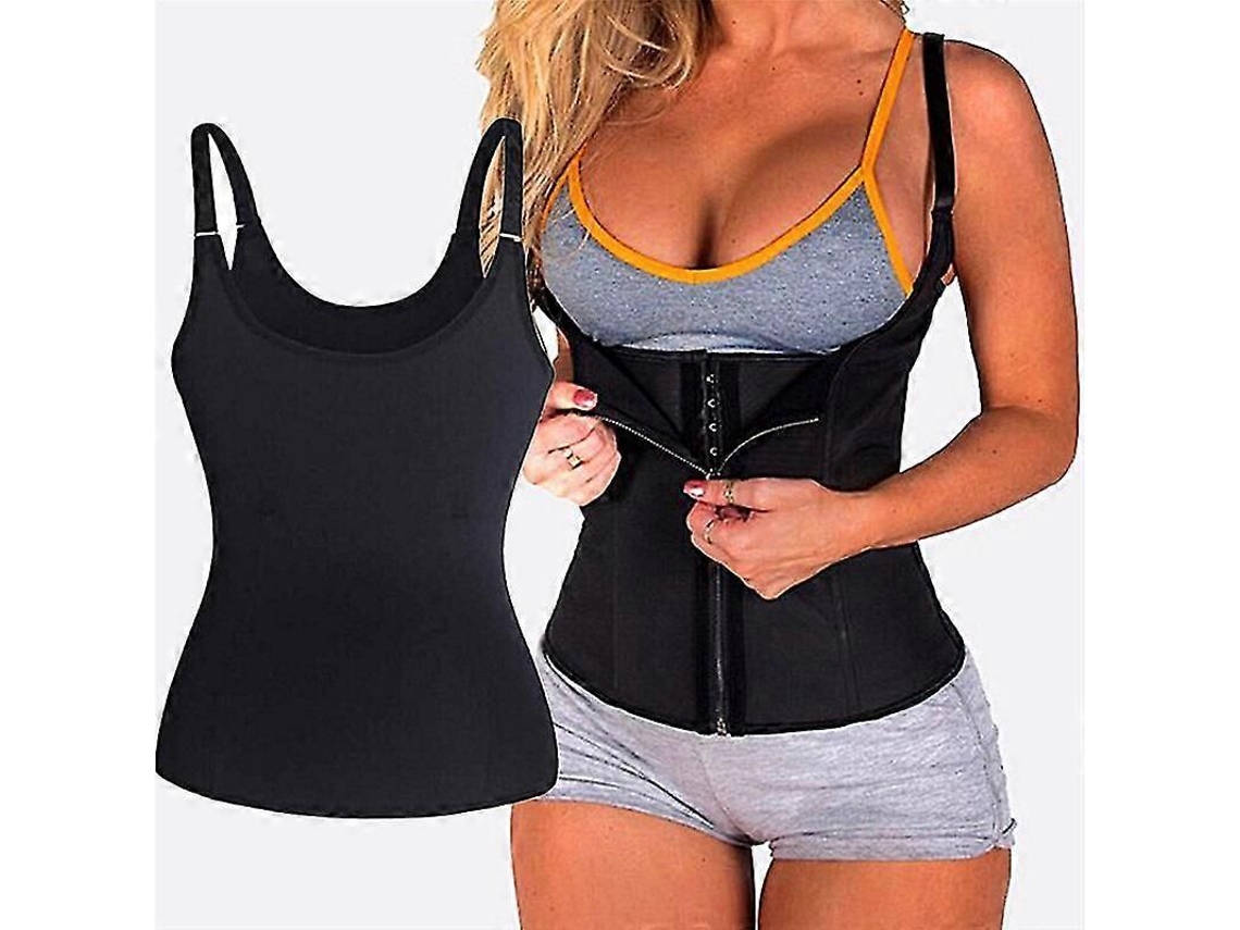 2026 corset Entrenador de Cintura Cinchador Controlador de Cuerpo Shaper Sin Busto Deportivo Adelgazante Negro