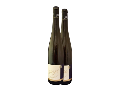 Vinho branco FRANZ JOSEF EIFEL Trittenheimer Apotheke Jungheld Spätlese Riesling Semi-seco Semi-doce Mosel (0.75 L - 2 Unidades)