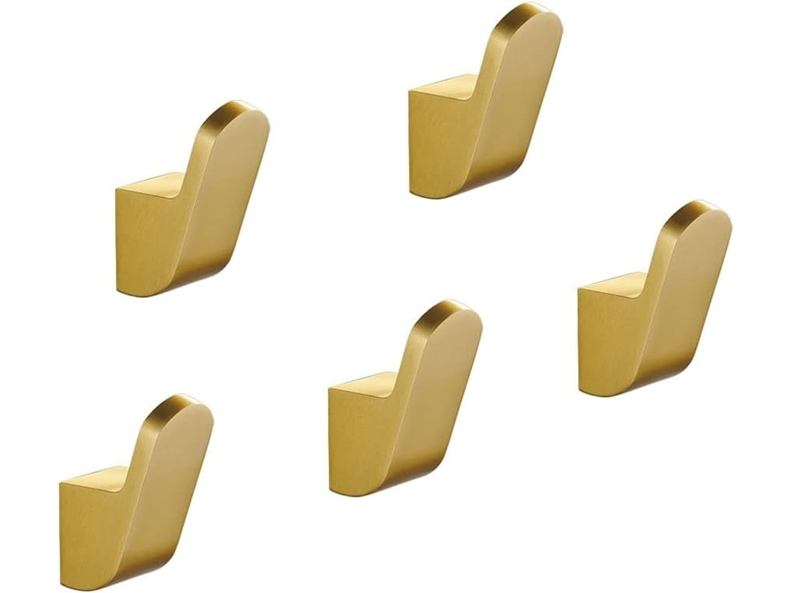 Conjunto De 5 Ganchos Para Toalha De Banheiro Multicoloridos, Suporte Para Toalha