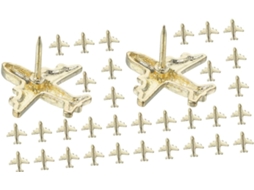 Decoração Parede Alfinetes Avião Mapas Tachinhas Decorativas