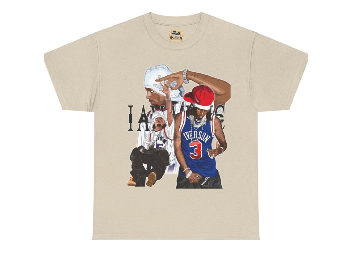 Rockinstone Playboi Carti T-shirt - I Am Music Sand Graphic Unisex T-shirt Rockinstone Sizexxxl