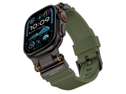 Bracelete para Apple Watch 44/45/46/49mm XIAOMOYU (preto Verde)