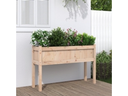 Vidaxl Vaso/floreira De Jardim Com Pernas 110x31x70 Cm Pinho Maciço