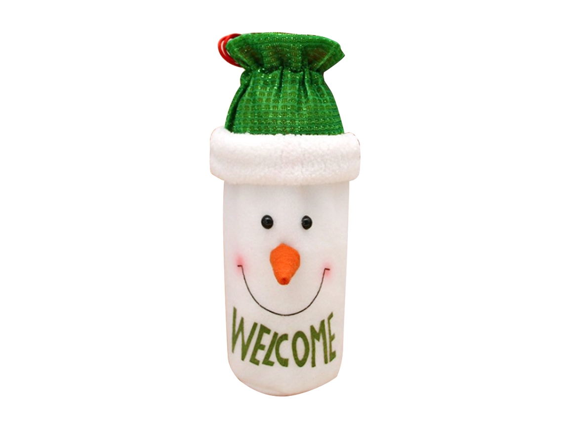 Capinha Garrafa Vinho Papai Noel Natal Colorida