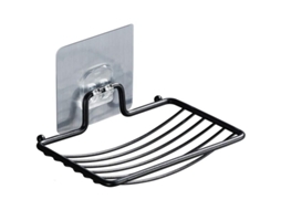 Portavaso De Jabón Autoadhesivo De Acero Inoxidable 304 Plegable Con Drenaje Para Baño Y Cocina