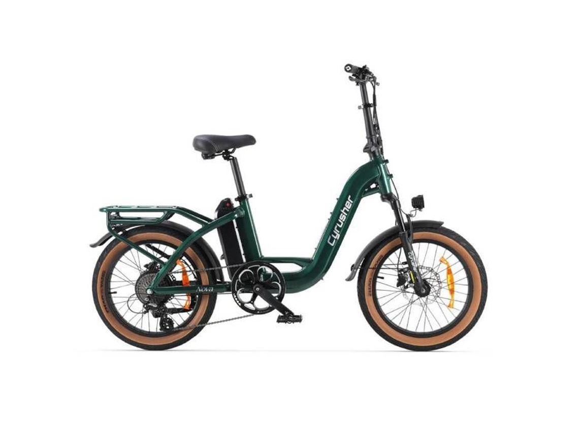 Motor de bicicleta elétrica CYRUSHER Nova 250 W, bateria 36 V 15 Ah, pneus 20 Polegadas