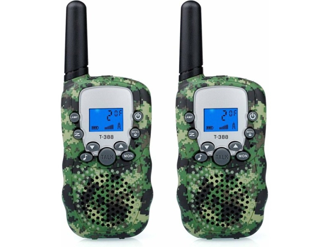Rádio comunicador camuflado - Longo alcance 3 km, 2 unidades sgks-aquaforge