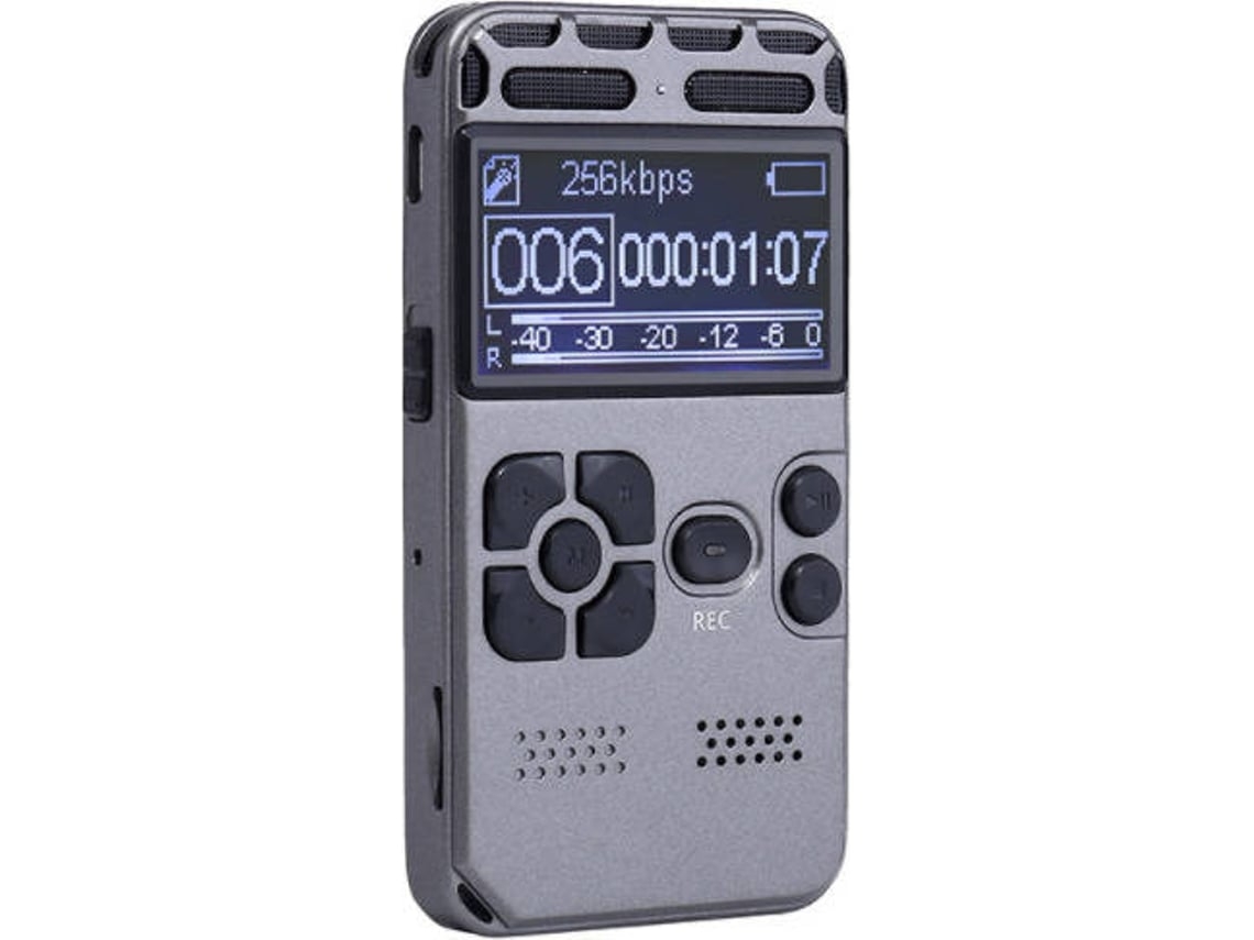 Gravador de Ativação Digital Sk-502 com Mp3 Player-4Gbcinza