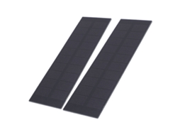 2 Painéis Solares 1w 5v Silício Monocristalino Para Projetos Caseiros
