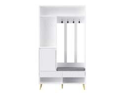 Roupeiro de Entrada com Banco, 4 Ganchos, 100x35x180cm PENGJIANG SHOP (2026)