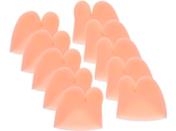 Protetores De Silicone Para Sapatilhas Ponta Balé, 5 Pares, Protetores Flexíveis Para Os Dedos, Cor Da Pele
