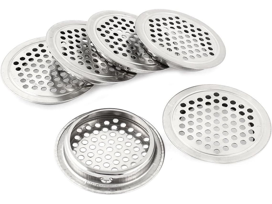 Sourcingmap 6 Peças Grelha De Ventilação 65mm Aço