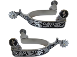 Espora SFUSHOS de aço inox para cavalos, decoração, uso equestre