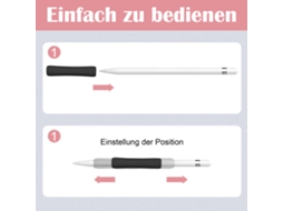 MEOIRUERY Pega Confortável Para O Seu Apple Pencil, Suportes De Silicone Com Capa Protetora Ergonômica, Projetados Para Aprimorar Sua Experiência De Desenho, Te