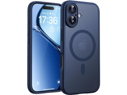 lcs Capa Magnética Para Iphone 17 De 6,3 Polegadas, Compatível Com Magsafe (azul Escuro)