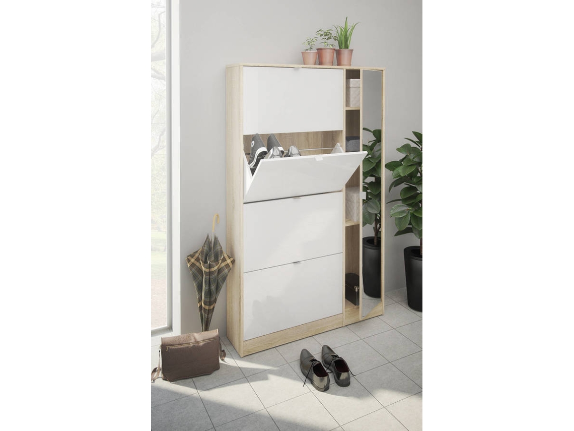 Sapateira DMORA Castanho (Laminado - 17x99x162 cm)