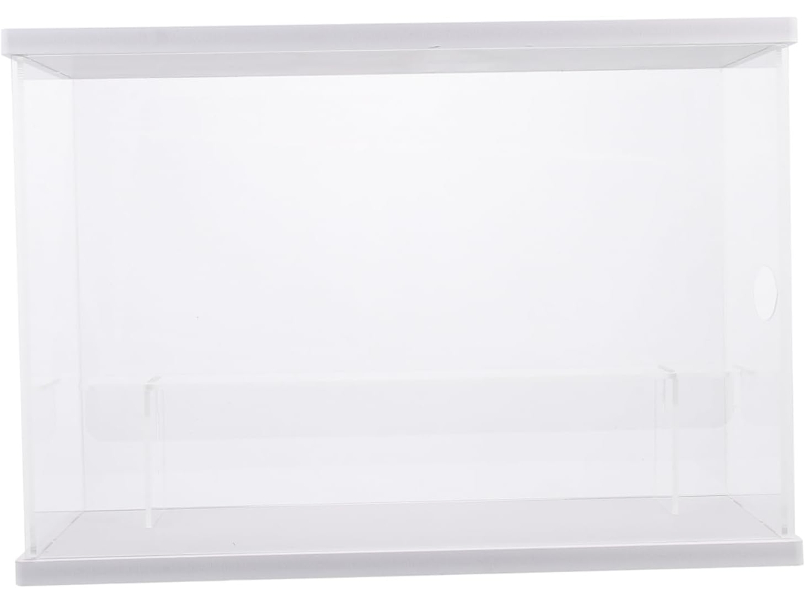 Caixa de Acrílico Stobaza para Estatuetas, Vitrine Armazenamento e Exibição, Prateleira Coleção. 32,00 X 22,00