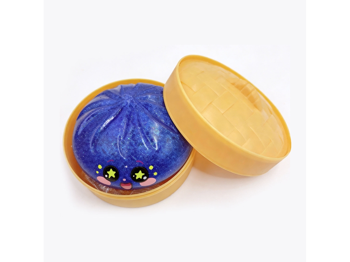 Squishy Pão Dowmoo Azul, Brinquedo Relaxante, Fofo e Pequeno para Crianças e Jovens LAXISCREED