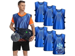 2026 6 Chalecos de Entrenamiento Deportivos para Fútbol, Baloncesto, Hockey, Adultos Y Niños Con Material Transpirable Y Resistente