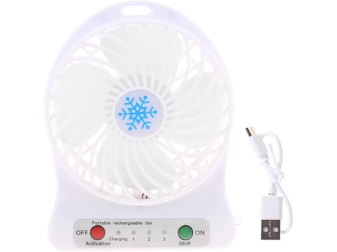 Ar condicionado USB mini ventilador, 90g, uso doméstico e externo