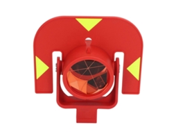 Prisma Único Vermelho Para Total Station De Vidro Óptico K9 Preciso Substituição Para Leica