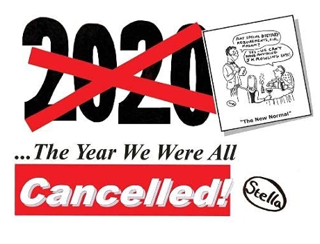 Livro 2020 The Year We Were All Cancelled Cancelled Political Cartoonist Stella Revisits 2020 the Strangest Year of Our Lives de Stella (Inglês)