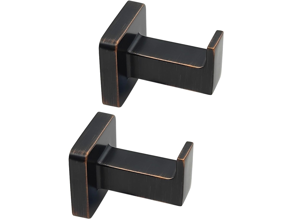 Conjunto De 2 Ganchos Metálicos Para Casacos Em Aço Inoxidável,