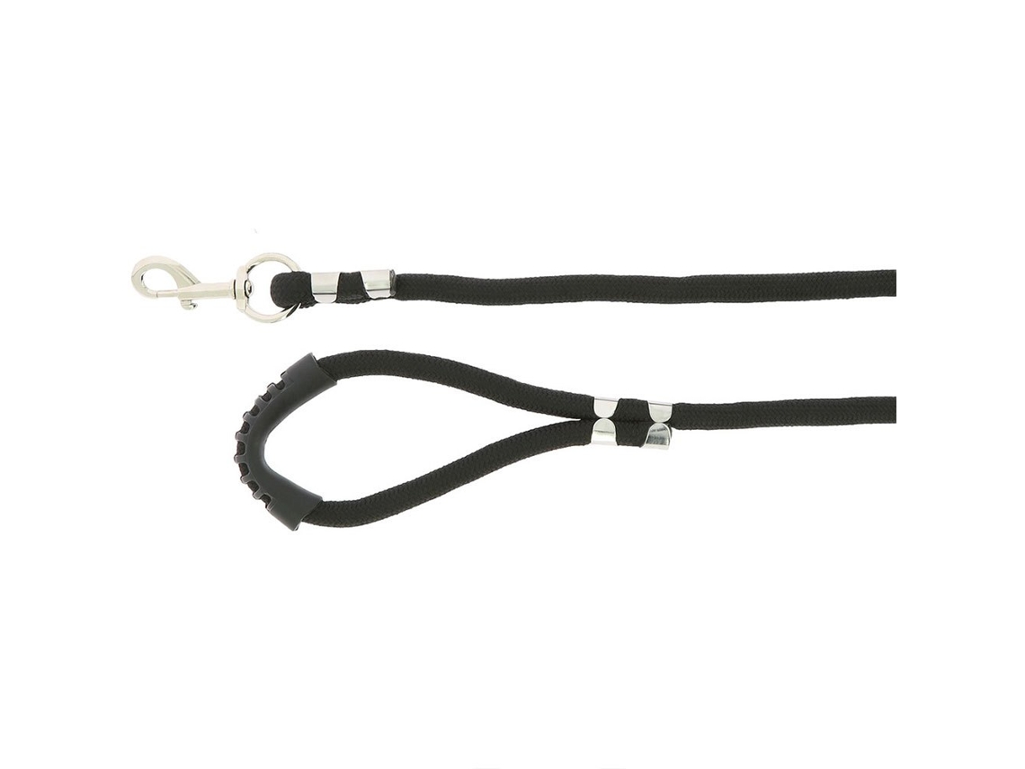 Cabo de Ancoragem com Cabo de Borracha Preto 2 Mnorton Equestrian