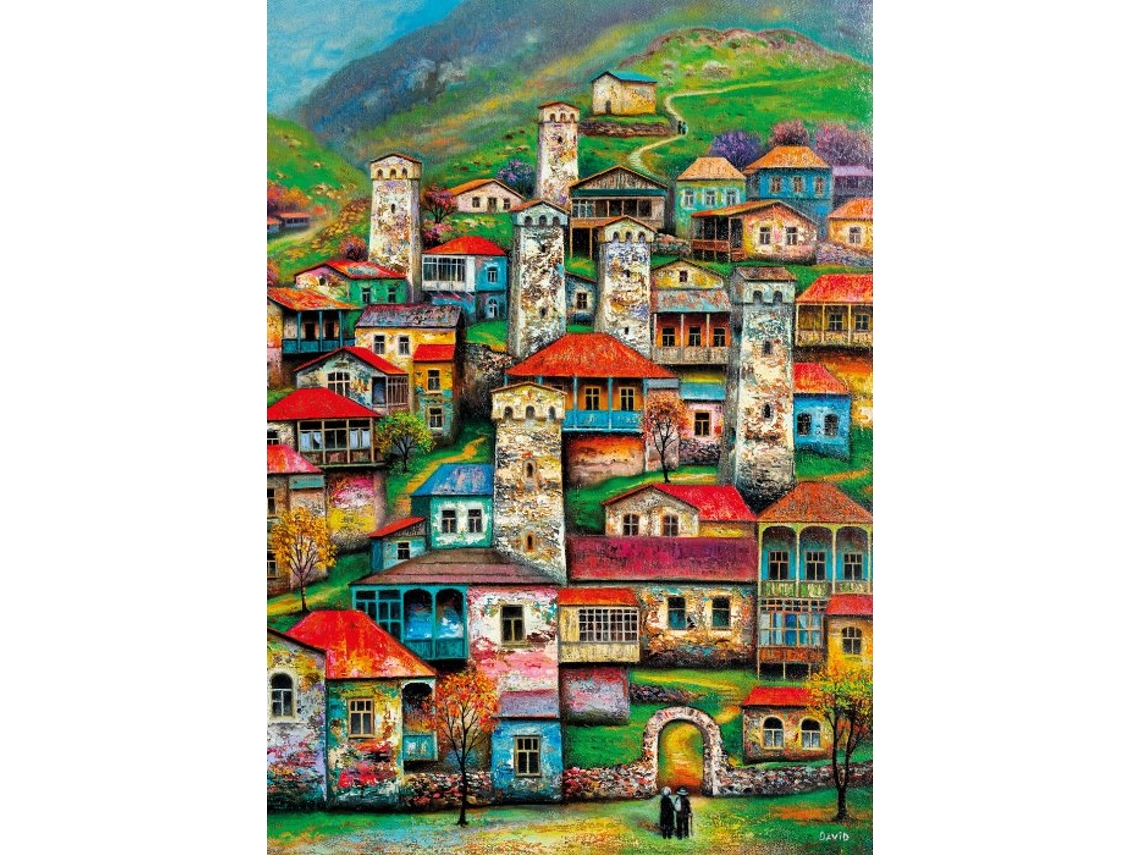 Quebra Cabeça Magnolia Puzzle Bela Vila 1000 Peças