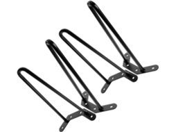 Pés De Metal Preto Em Formato Grampo Cabelo, Conjunto De 4 Peças, 40cm 15, 72 Polegadas