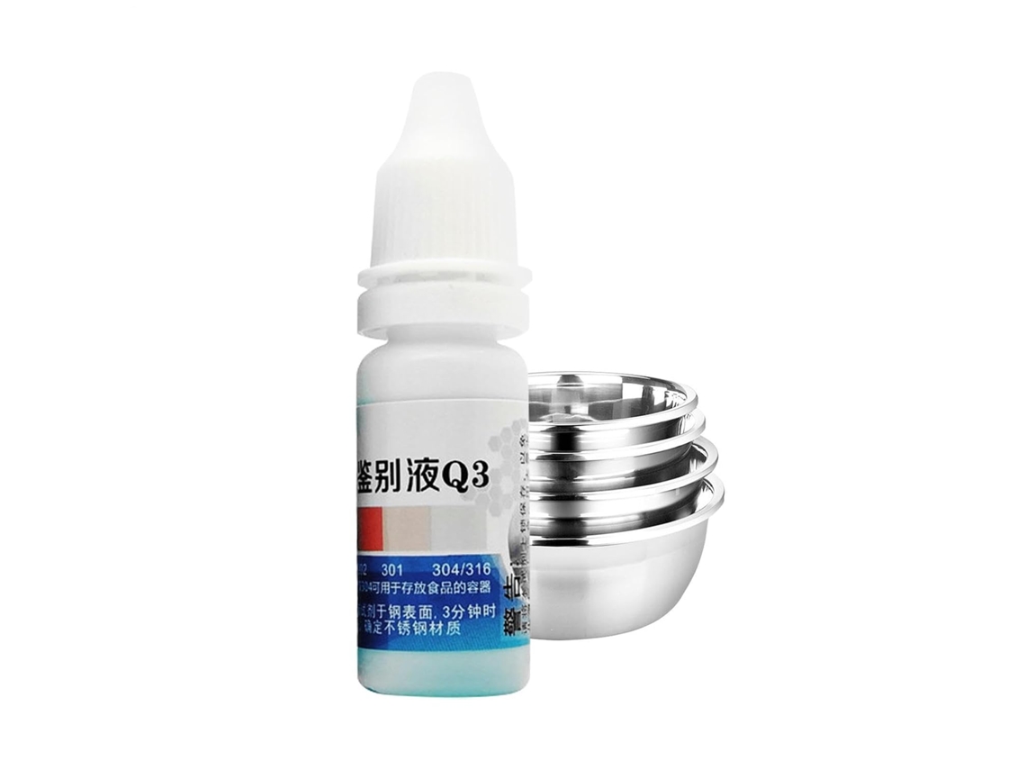 Solução De Identificação Para Teste De Aço Inoxidável, 12 Ml