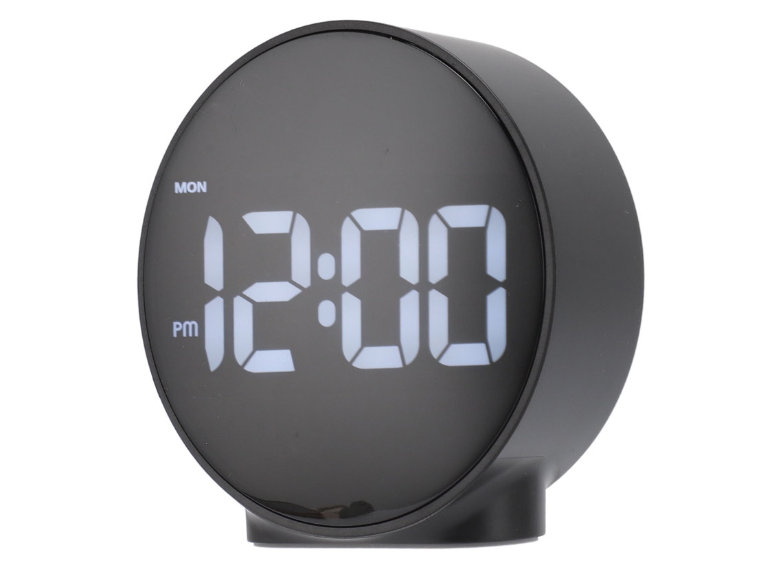 Relógio Digital Led Elétrico de 4 Polegadas com Alarme e 3 Níveis de Brilho