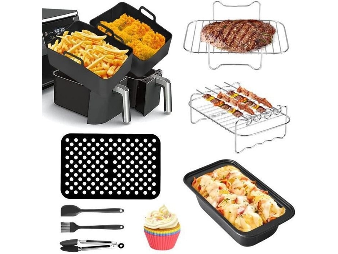 Conjunto De 12 Acessórios Para Fritadeira A Ar, Compatíveis Com Os Modelos Foodi Af400eu E Af300eu