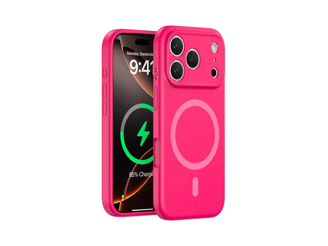 (vermelho, Iphone 17 Air) Capa De Silicone Líquido Para Iphone, Forte Fixação Magnética, Proteção Completa, Design Simples.