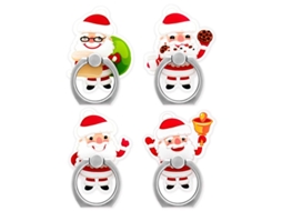 Suportes de Anel para Telefone Papai Noel 4 Peças