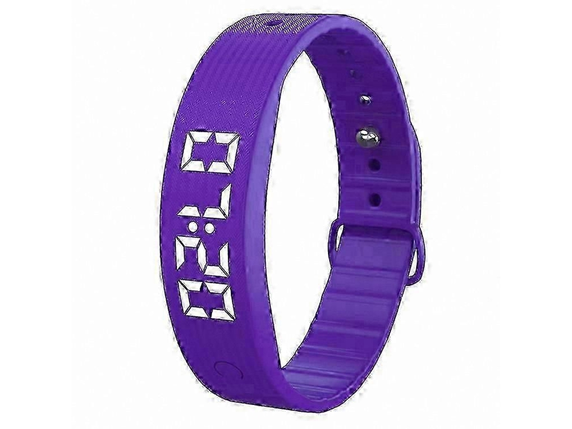 Pulseira Inteligente Com Alerta Vibratório E Relógio Digital Com Monitor De Sono