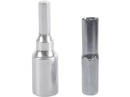 Conjunto De Adaptadores Bits Hexagonais 6,35 Mm Para 4 Mm, Adaptador