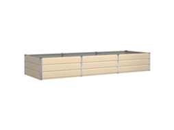 Floreira Ivory 290 X 100 X 45 Cm Aço Galvanizado VIDAXL