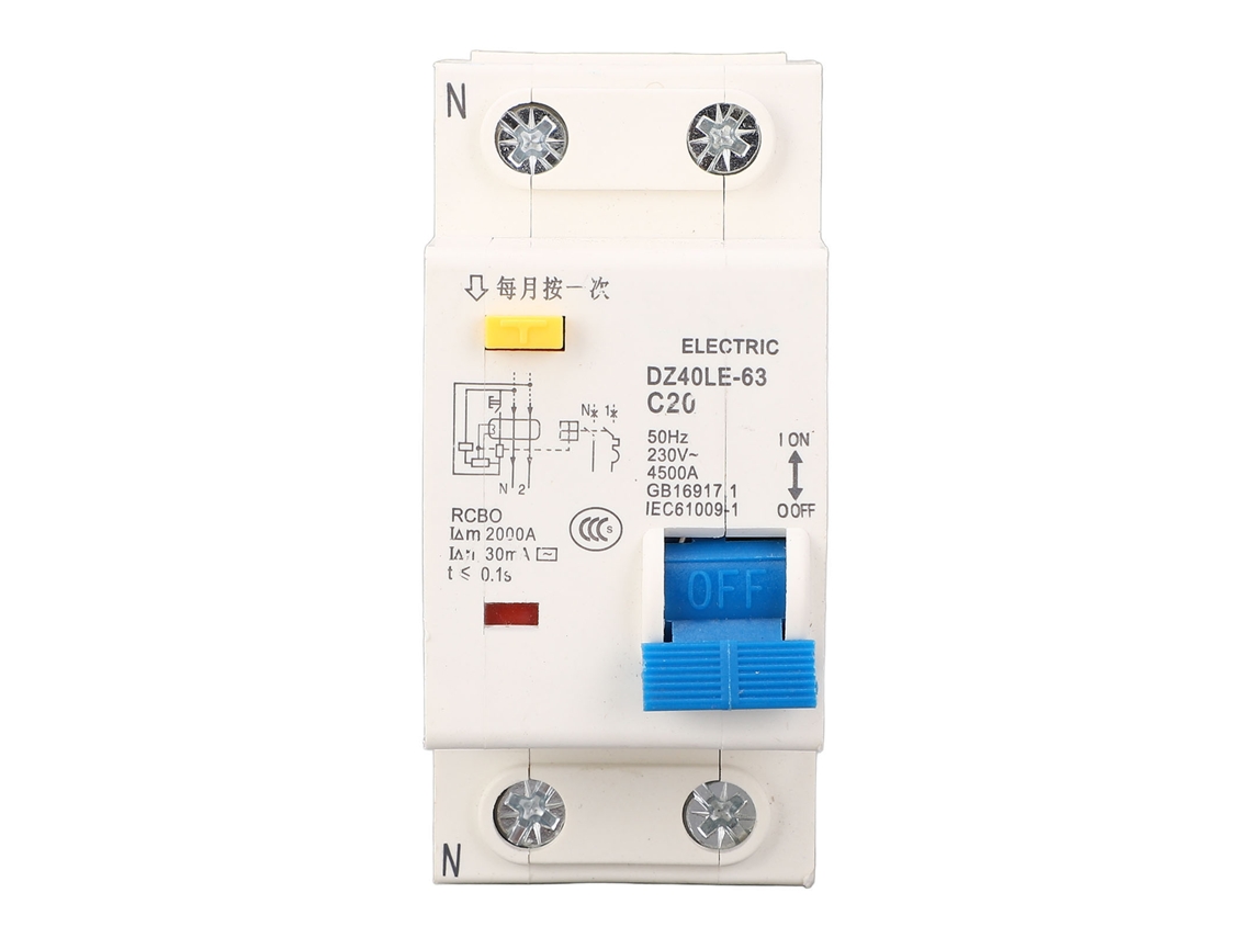 Interruptor de Circuito 2P 40A 300mA Proteção Fuga 230VAC S/MARCA