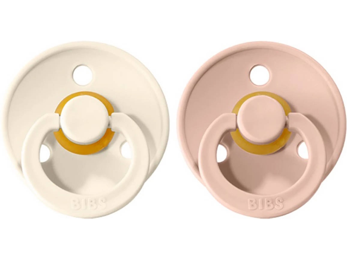Chupetas BIBS Blush Ivory (2 pzs. - 18-36m)