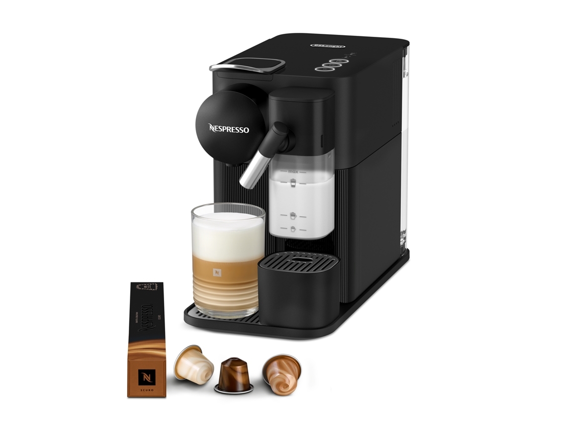 Máquina de Café DELONGHI Nespresso Lattissima One Evo EN510.B Preto (Outlet Grade A)