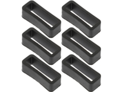 Conjunto De 6 Fivelas De Silicone Para Pulseira De Relógio